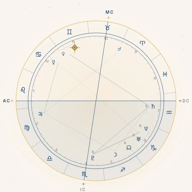The Western wheel for the same birth at 09:35 and at 10:35, side by side: an hour later the zodiac has turned under the Ascendant.